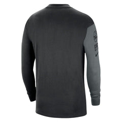 Philadelphia 76ers Courtside Versus Flight MAX90 Long Sleeve T-Shirt - Black | Nike for sale