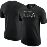 Milwaukee Bucks Courtside Versus Flight Max90 T-Shirt - Heather Black | Nike outlet