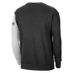 Golden State Warriors Courtside Versus Force & Flight Pullover Sweatshirt sale - Black/Heather Gray | Nike shop