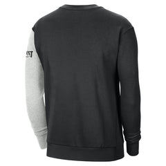 Phoenix Suns Courtside Versus Force & Flight Pullover Sweatshirt - Black/Heather Gray | Nike for sale