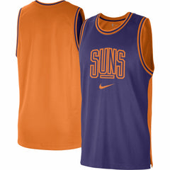 Phoenix Suns Courtside Versus Force Split DNA Performance Mesh Tank Top - Purple/Orange | Nike discount