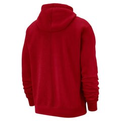 Philadelphia 76ers Courtside Versus Stitch Split Pullover Hoodie - Red | Nike discount