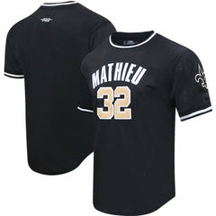 Tyrann Mathieu New Orleans Saints Pro Standard Mesh Player Name & Number Top - Black online