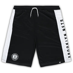 Brooklyn Nets Big & Tall Referee Iconic Mesh Shorts - Black | Fanatics discount