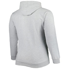 Brooklyn Nets Big & Tall Wordmark Pullover Hoodie - Heather Gray | Fanatics cheap