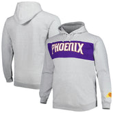 Phoenix Suns Big & Tall Wordmark Pullover Hoodie - Heather Gray | Fanatics shop