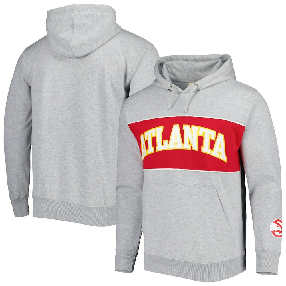 Atlanta Hawks Wordmark French Terry Pullover Hoodie - Heather Gray | Fanatics discount