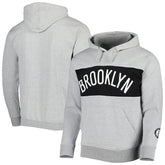 Brooklyn Nets Wordmark French Terry Pullover Hoodie - Heather Gray | Fanatics discount