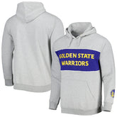 Golden State Warriors Wordmark French Terry Pullover Hoodie sale - Heather Gray | Fanatics cheap