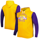 Los Angeles Lakers Big & Tall Bold Attack Pullover Hoodie - Gold/Purple | Fanatics cheap