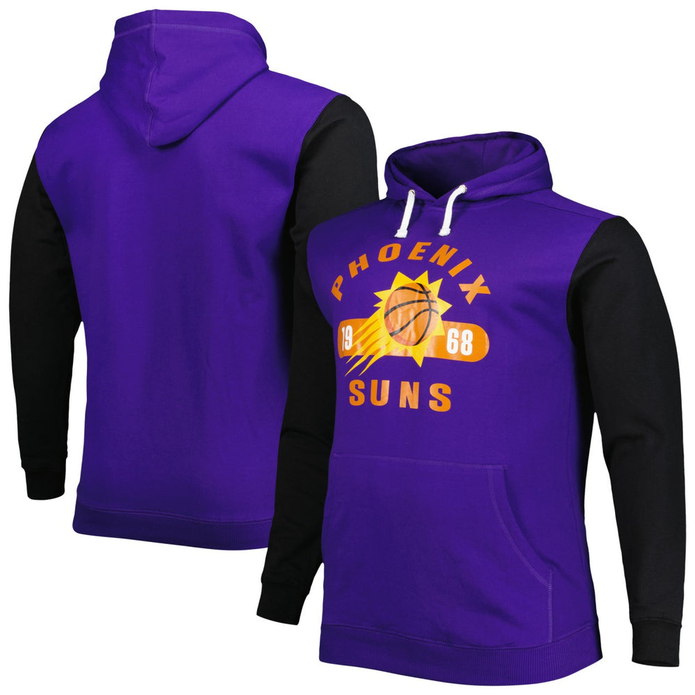 Phoenix Suns Big & Tall Bold Attack Pullover Hoodie - Purple/Black | Fanatics sale