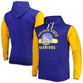 Golden State Warriors Big & Tall Bold Attack Pullover Hoodie sale - Royal/Gold | Fanatics outlet