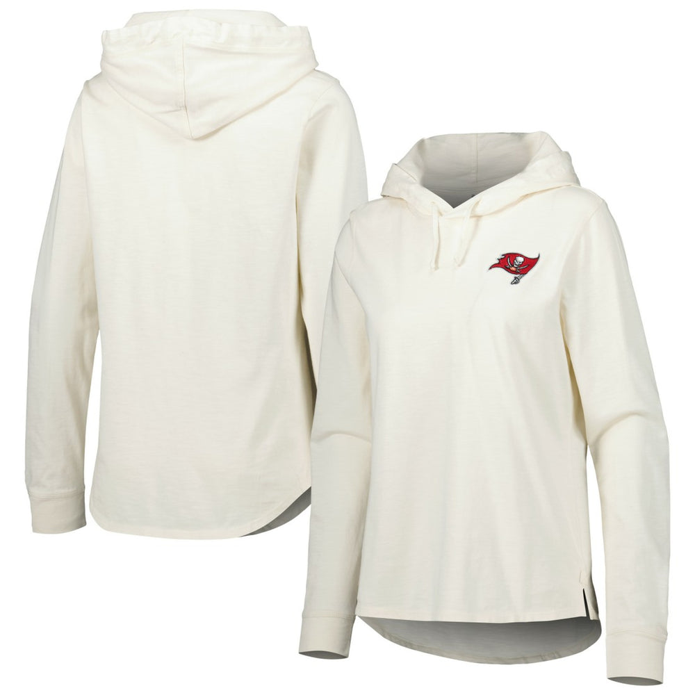 Tampa Bay Buccaneers Women's Ashby Isles Jersey Pullover Hoodie - Cream online