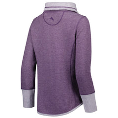 Baltimore Ravens Women's Sport Sun Fade Full-Zip Sweatshirt - Heathered Purple outlet