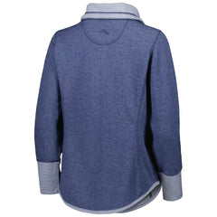 Dallas Cowboys Women's Sport Sun Fade Full-Zip Sweatshirt - Heathered Navy outlet
