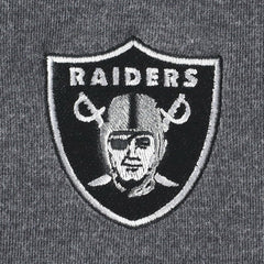 Las Vegas Raiders Women's Sport Sun Fade Full-Zip Sweatshirt - Heathered Black on sale