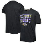 Baltimore Ravens Homage Victory Monday Tri-Blend T-Shirt - Charcoal sale