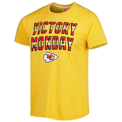 Kansas City Chiefs Homage Victory Monday Tri-Blend T-Shirt - Gold discount