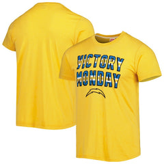 Los Angeles Chargers Homage Victory Monday Tri-Blend T-Shirt - Gold sale