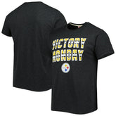 Pittsburgh Steelers Homage Victory Monday Tri-Blend T-Shirt - Charcoal discount