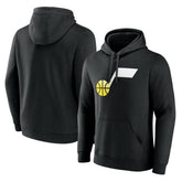 Utah Jazz Gradient Logo Pullover Hoodie - Black sale