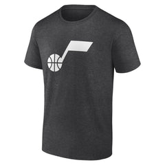 Utah Jazz Primary Logo T-Shirt - Charcoal sale