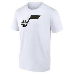 Utah Jazz Alternate Logo T-Shirt - White discount