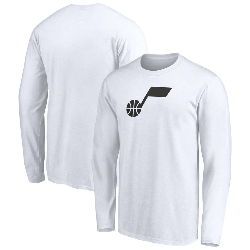 Utah Jazz Primary Logo Team Long Sleeve T-Shirt - White online