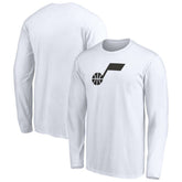 Utah Jazz Primary Logo Team Long Sleeve T-Shirt - White online