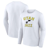 Utah Jazz Victory Arch Team Long Sleeve T-Shirt - White cheap