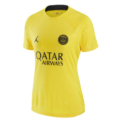 Paris Saint-Germain Jordan Brand Women's 2022/23 Pre-Match Raglan Performance Top - Yellow | Jordan discount