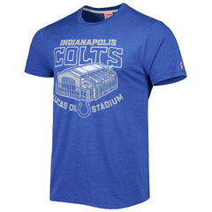 Indianapolis Colts Homage Stadium Tri-Blend T-Shirt - Royal on sale