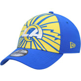Los Angeles Rams New Era Shattered 39THIRTY Flex Hat - Gold/Royal for sale