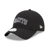 New Orleans Saints New Era Women's Collegiate 9TWENTY Adjustable Hat - Black for sale