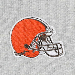 Cleveland Browns Antigua Women's Lightweight Jackpot Raglan Half-Zip Pullover Hoodie - Heather Gray discount