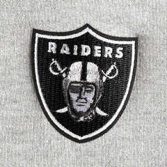 Las Vegas Raiders Antigua Women's Lightweight Jackpot Raglan Half-Zip Pullover Hoodie - Heather Gray sale