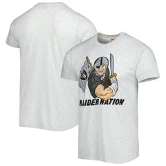 Las Vegas Raiders Homage Hyper Local Tri-Blend T-Shirt - Ash outlet