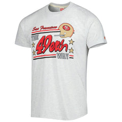 San Francisco 49ers Homage Hyper Local Tri-Blend T-Shirt - Ash discount