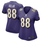 Charlie Kolar Baltimore Ravens Women's Player Game Jersey - Purple | Nike outlet