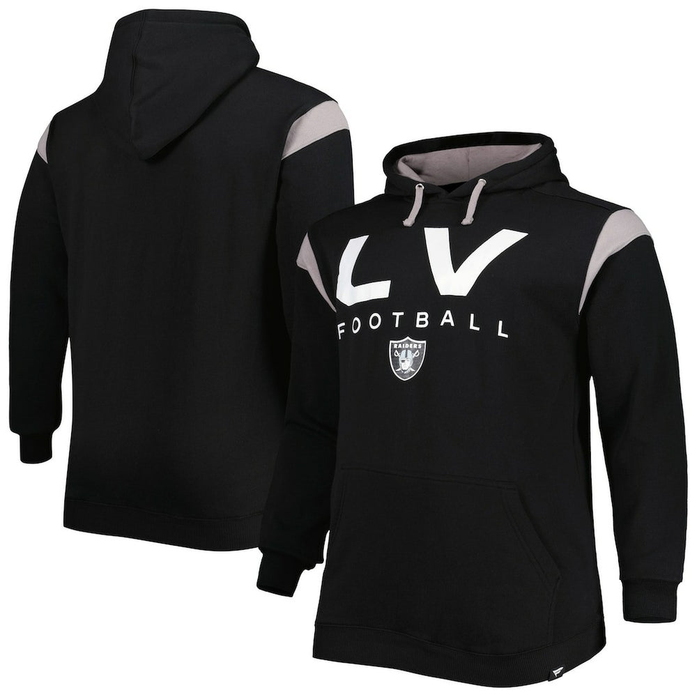 Las Vegas Raiders Big & Tall Call the Shots Pullover Hoodie - Black cheap