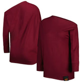 Washington Commanders KIYA TOMLIN Women's Twisted Tri-Blend Asymmetrical 3/4-Dolman Sleeve Sweatshirt - Burgundy outlet