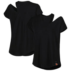 Cincinnati Bengals KIYA TOMLIN Women's Cut Out Tri-Blend Shirt - Black online
