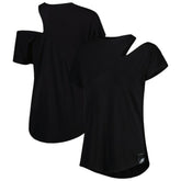 Philadelphia Eagles KIYA TOMLIN Women's Cut Out Tri-Blend Shirt - Black discount