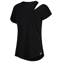 Philadelphia Eagles KIYA TOMLIN Women's Cut Out Tri-Blend Shirt - Black discount