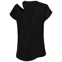Pittsburgh Steelers KIYA TOMLIN Women's Cut Out Tri-Blend Shirt - Black outlet