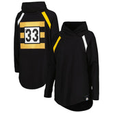 Pittsburgh Steelers KIYA TOMLIN Women's Tri-Blend Raglan Pullover Sweatshirt - Black for sale
