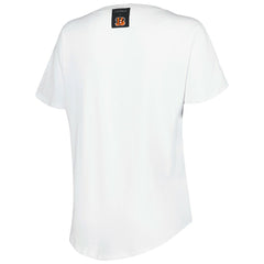 Cincinnati Bengals KIYA TOMLIN Women's V-Neck T-Shirt - White cheap