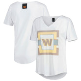 Washington Commanders KIYA TOMLIN Women's V-Neck T-Shirt - White for sale