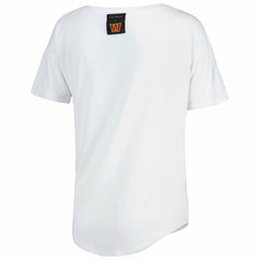 Washington Commanders KIYA TOMLIN Women's V-Neck T-Shirt - White for sale