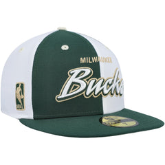 Script Pinwheel 59FIFTY Fitted Hat - Hunter Green/White | New Era for sale